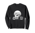 Motorcycle Sunset Silhouette Sweatshirt - Casual Everyday Wear Men Women - T-Shirt, Sweatshirt, Hoodie