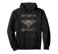 Fairy Grunge Fairycore Antisocial Hoodie - Minimalist Print Men Women - T-Shirt, Sweatshirt, Hoodie