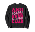 Anti Social Overthinkers Club Funny Sweatshirt - Trendy Graphic for Adults - T-Shirt, Sweatshirt, Hoodie