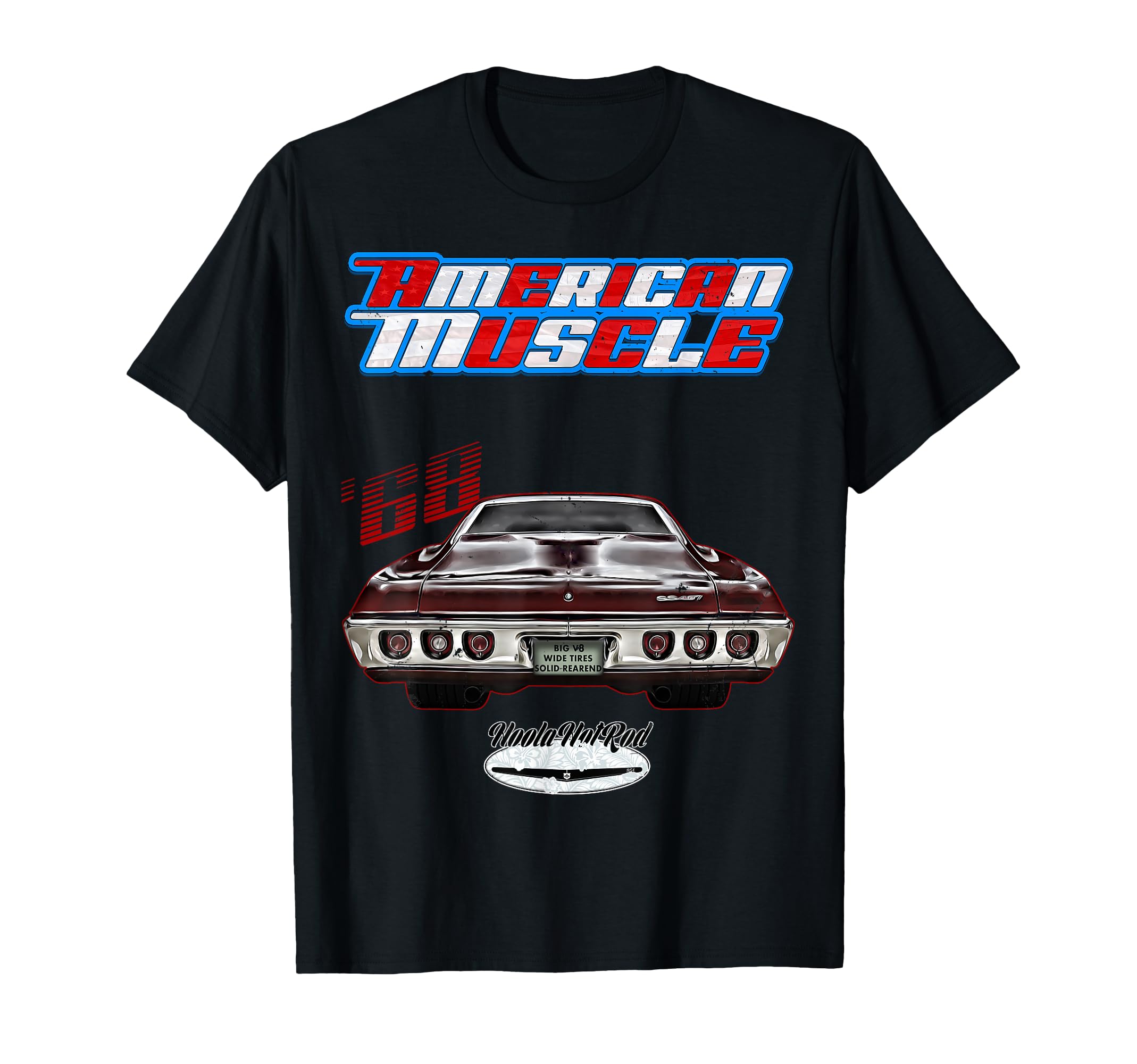 1968 Impala Fastback Muscle Car Hot T-Shirt - Unique Graphic for Adults - T-Shirt, Sweatshirt, Hoodie