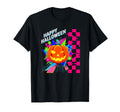 Neon Pumpkin Halloween Electric 80S T-Shirt - Streetwear Style for Adults - T-Shirt, Sweatshirt, Hoodie