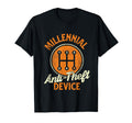 Millennial Anti Theft Device Car T-Shirt - Custom Art Print for Adults - T-Shirt, Sweatshirt, Hoodie