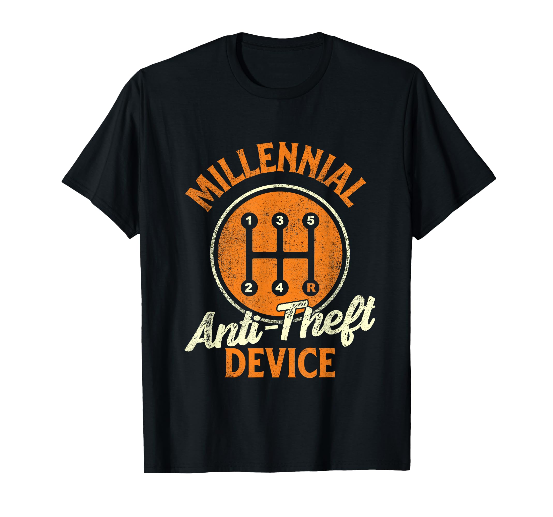 Millennial Anti Theft Device Car T-Shirt - Custom Art Print for Adults - T-Shirt, Sweatshirt, Hoodie