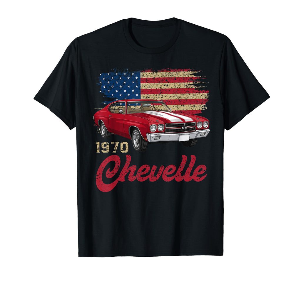 1970 Chevelle 70 American Muscle Car T-Shirt - Fun Novelty Design Unisex - T-Shirt, Sweatshirt, Hoodie