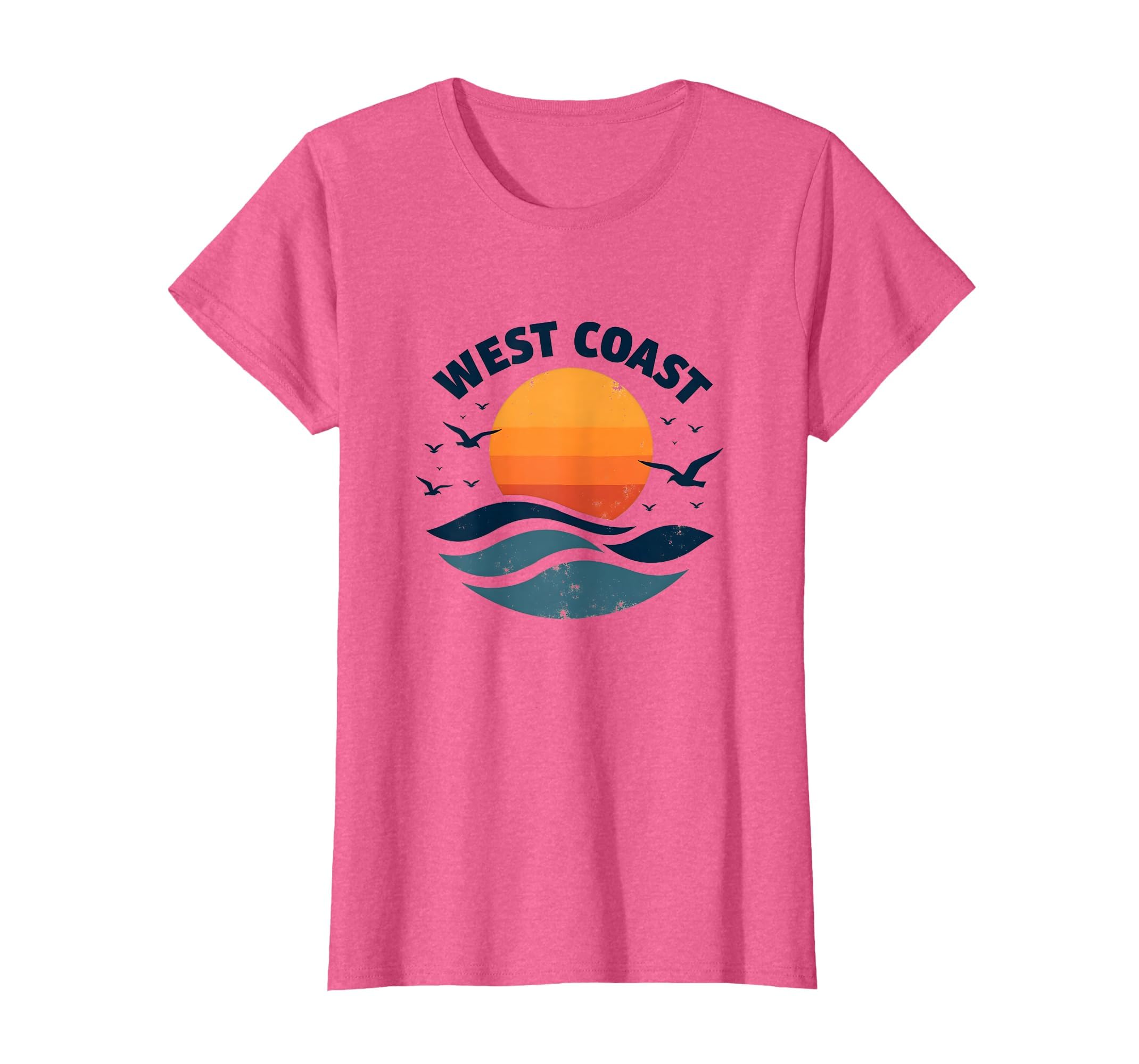 West Coast Surf Sunset Beach T-Shirt - Novelty Apparel Men Women - T-Shirt, Sweatshirt, Hoodie