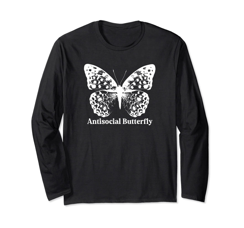 Antisocial Butterfly T-Shirt - Trendy Graphic Men Women - T-Shirt, Sweatshirt, Hoodie