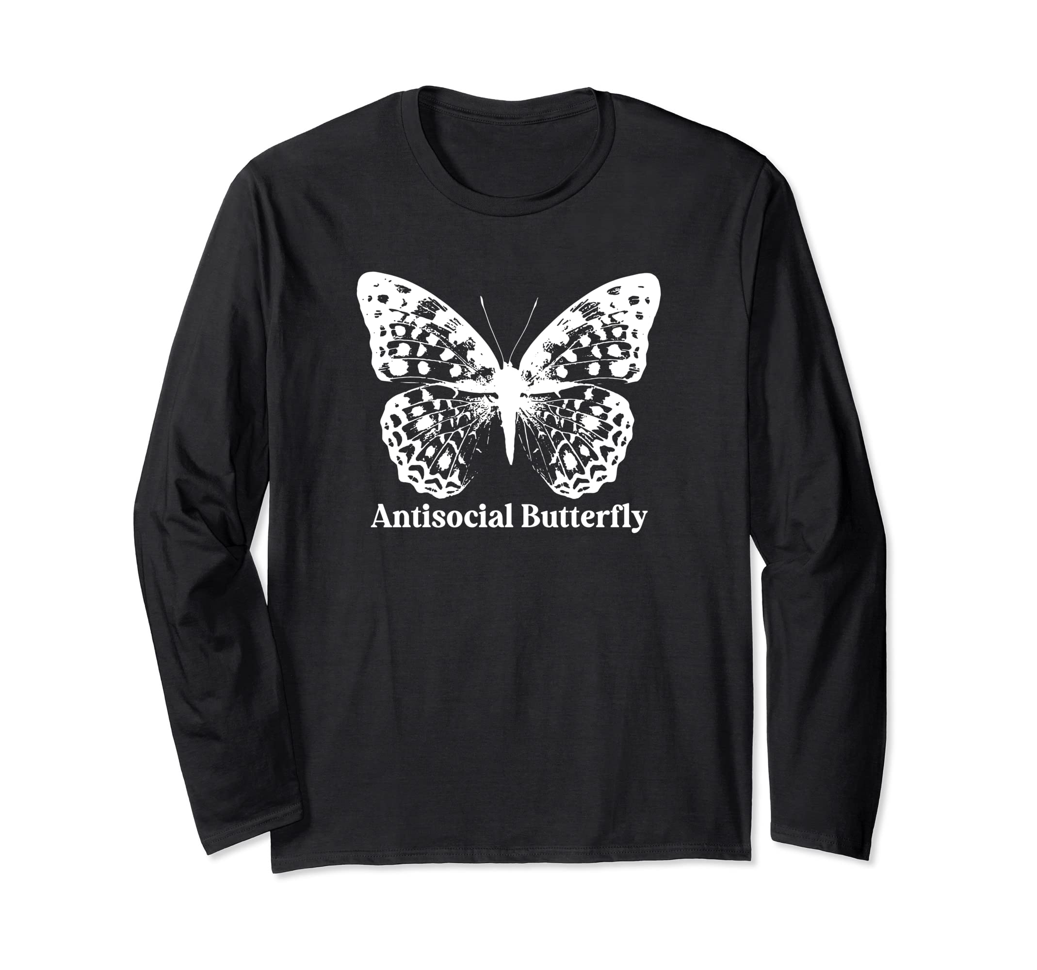 Antisocial Butterfly T-Shirt - Trendy Graphic Men Women - T-Shirt, Sweatshirt, Hoodie