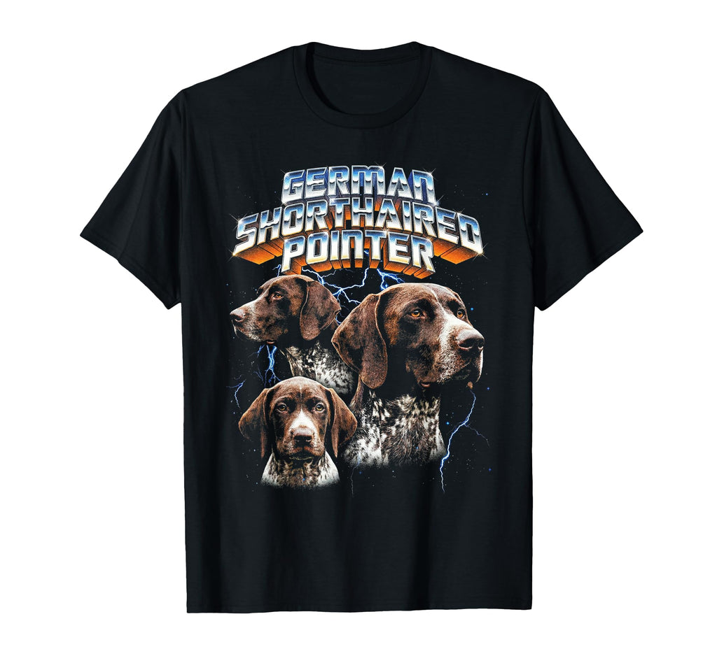 German Shorthaired Pointer 80S Dog T-Shirt - Minimalist Print Men Women - T-Shirt, Sweatshirt, Hoodie