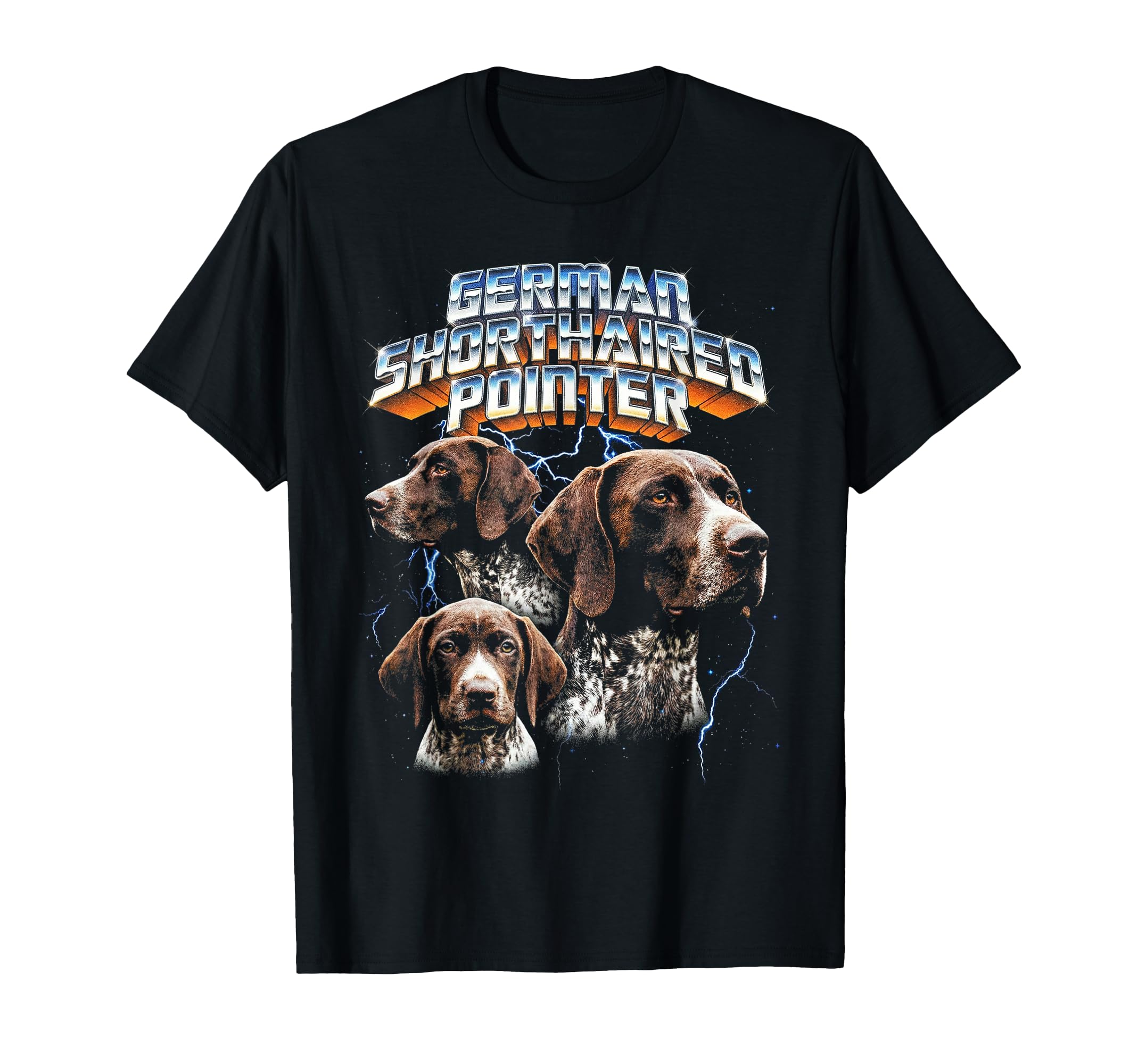 German Shorthaired Pointer 80S Dog T-Shirt - Minimalist Print Men Women - T-Shirt, Sweatshirt, Hoodie