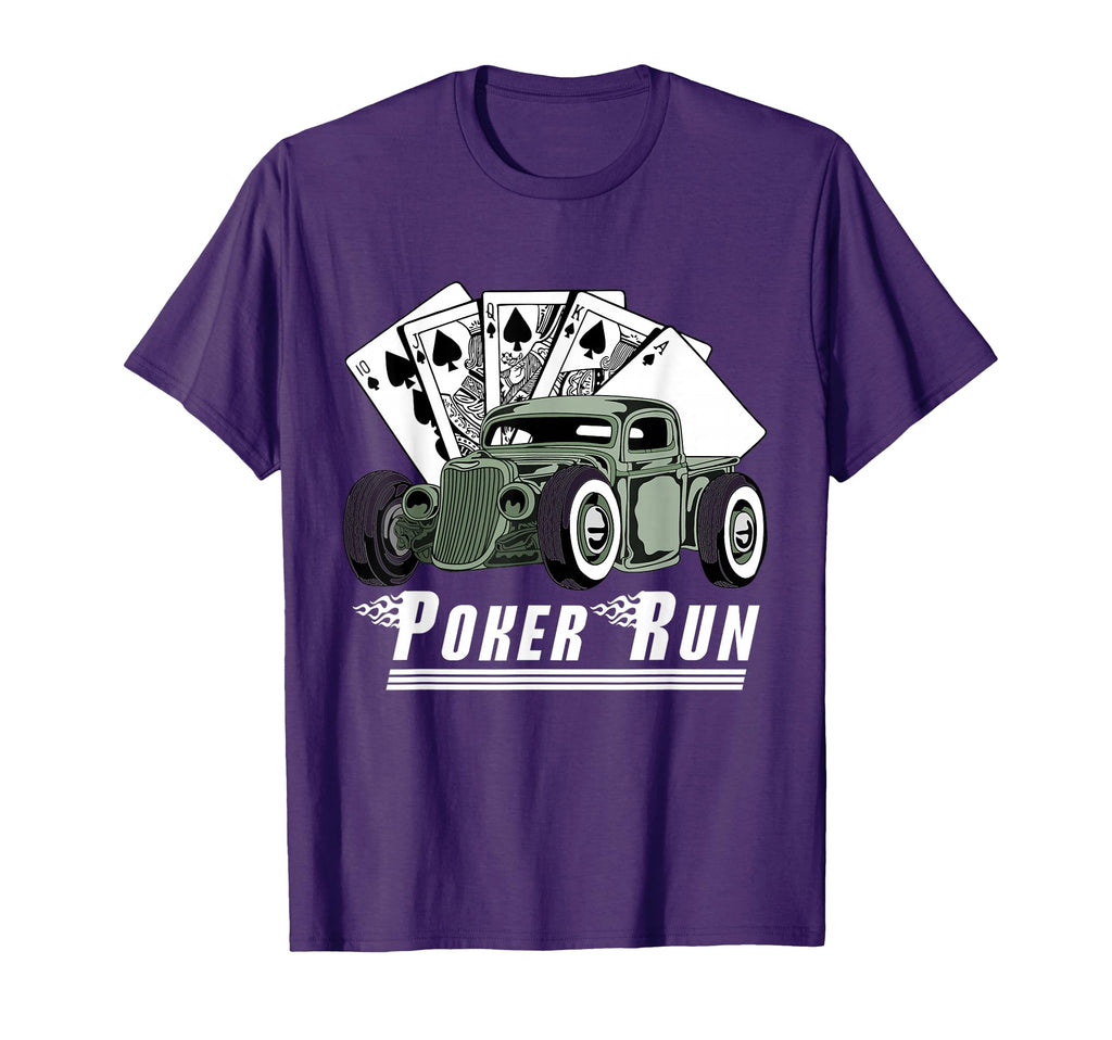 Rat Rod Poker Run Car Show Hot Rod T-Shirt - Trendy Graphic for Adults - T-Shirt, Sweatshirt, Hoodie