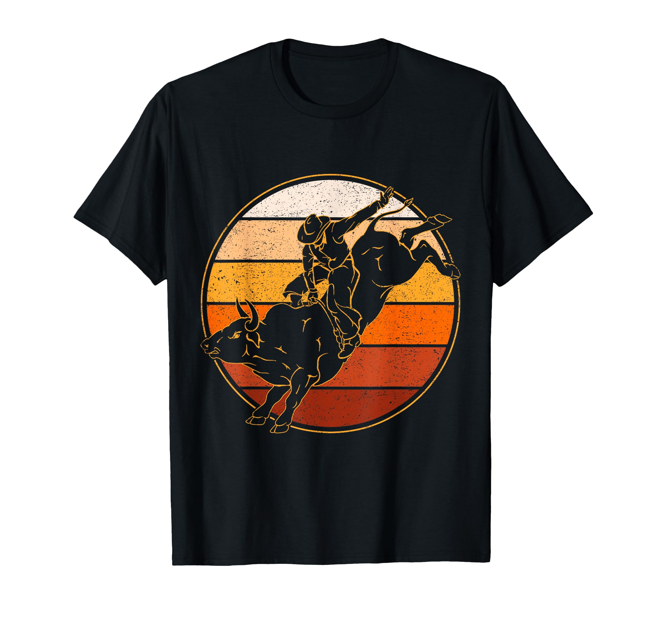 Rodeo Bull Riding Western Cowboy Bull T-Shirt - Fun Novelty Design Unisex - T-Shirt, Sweatshirt, Hoodie