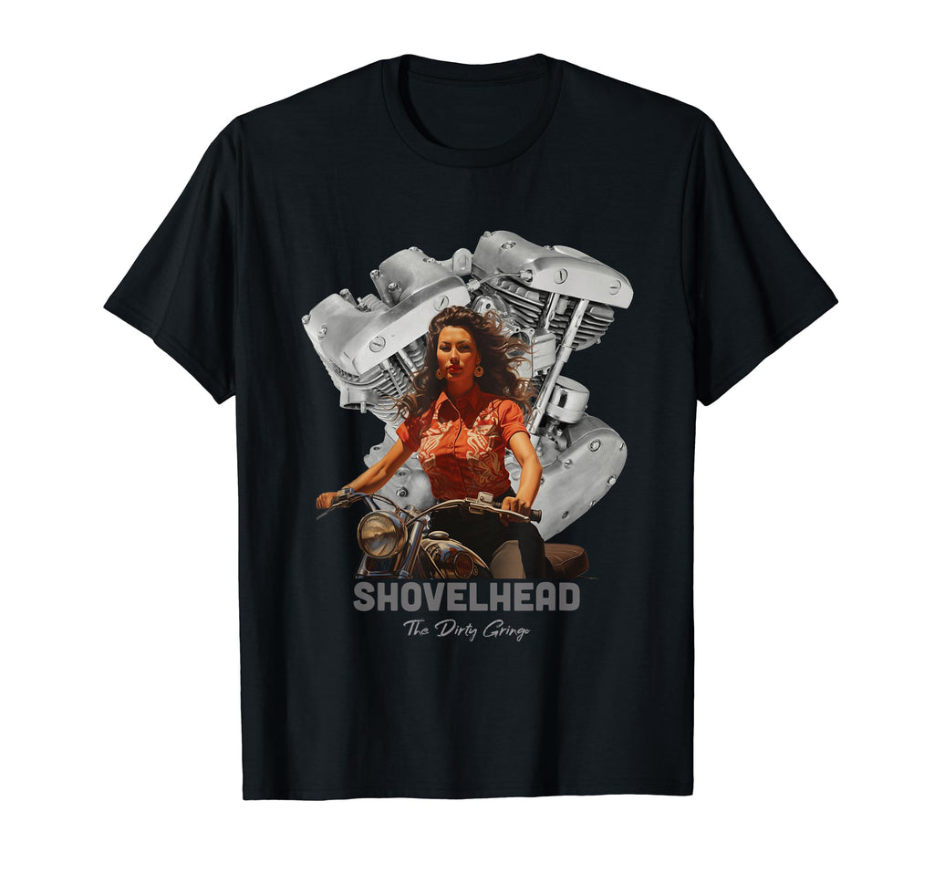 Hd Motorcycle Vtwin Shovelhead Engine T-Shirt - Fun Novelty Design Unisex - T-Shirt, Sweatshirt, Hoodie