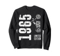 Born 1965 Motorcycle 61Th Sweatshirt - Fun Novelty Design for Adults - T-Shirt, Sweatshirt, Hoodie