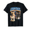 French Bulldog 80S Dog Lover Funny T-Shirt - Streetwear Style Men Women - T-Shirt, Sweatshirt, Hoodie
