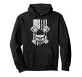 Us Flag American Motorcycle Biker Hoodie - Unique Graphic for Adults - T-Shirt, Sweatshirt, Hoodie
