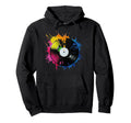 Music Lover Dj Turntable Vinyl Record Hoodie - Novelty Apparel for Adults - T-Shirt, Sweatshirt, Hoodie