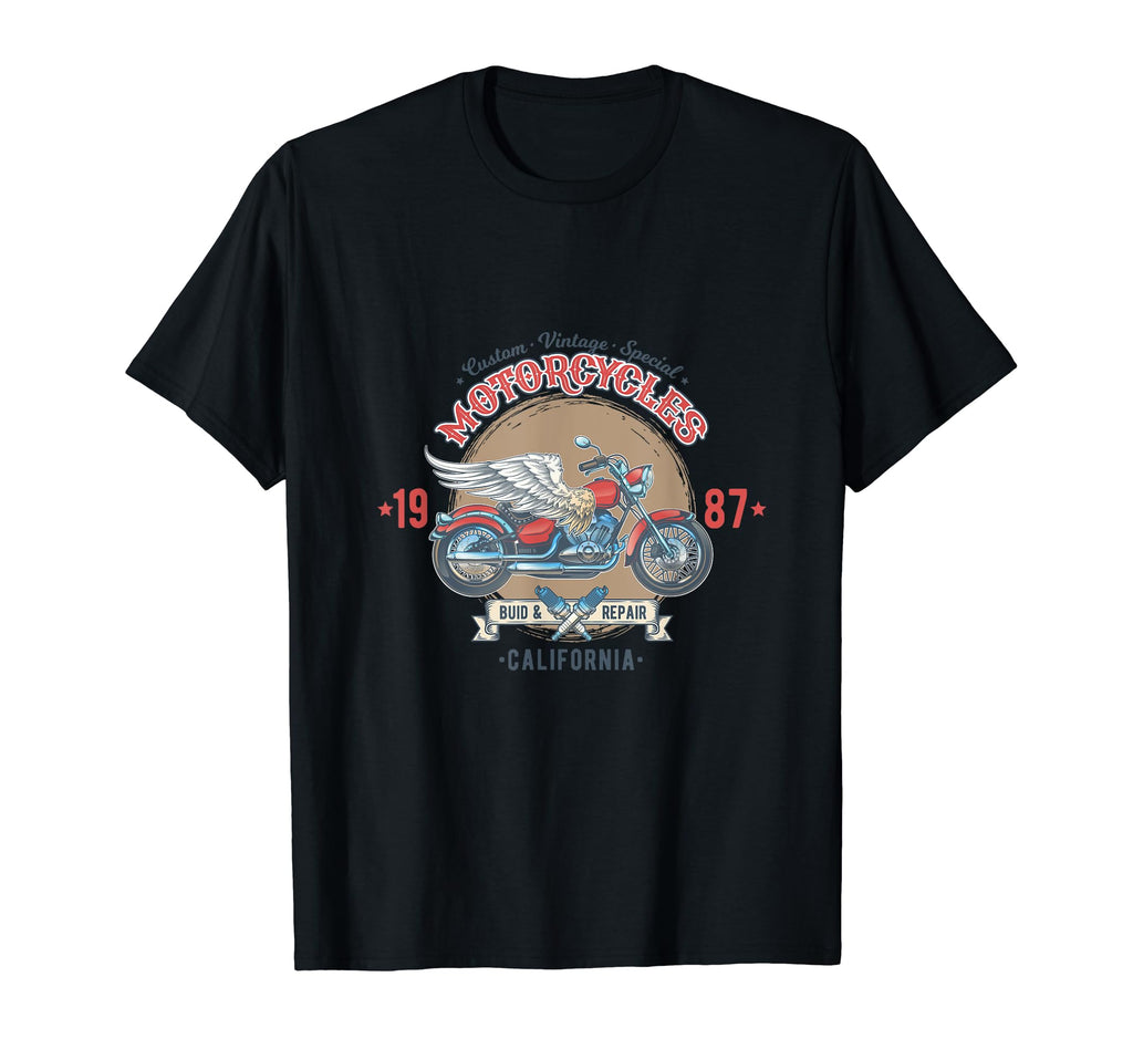 Custom California Motorcycle T-Shirt - Streetwear Style for Adults - T-Shirt, Sweatshirt, Hoodie