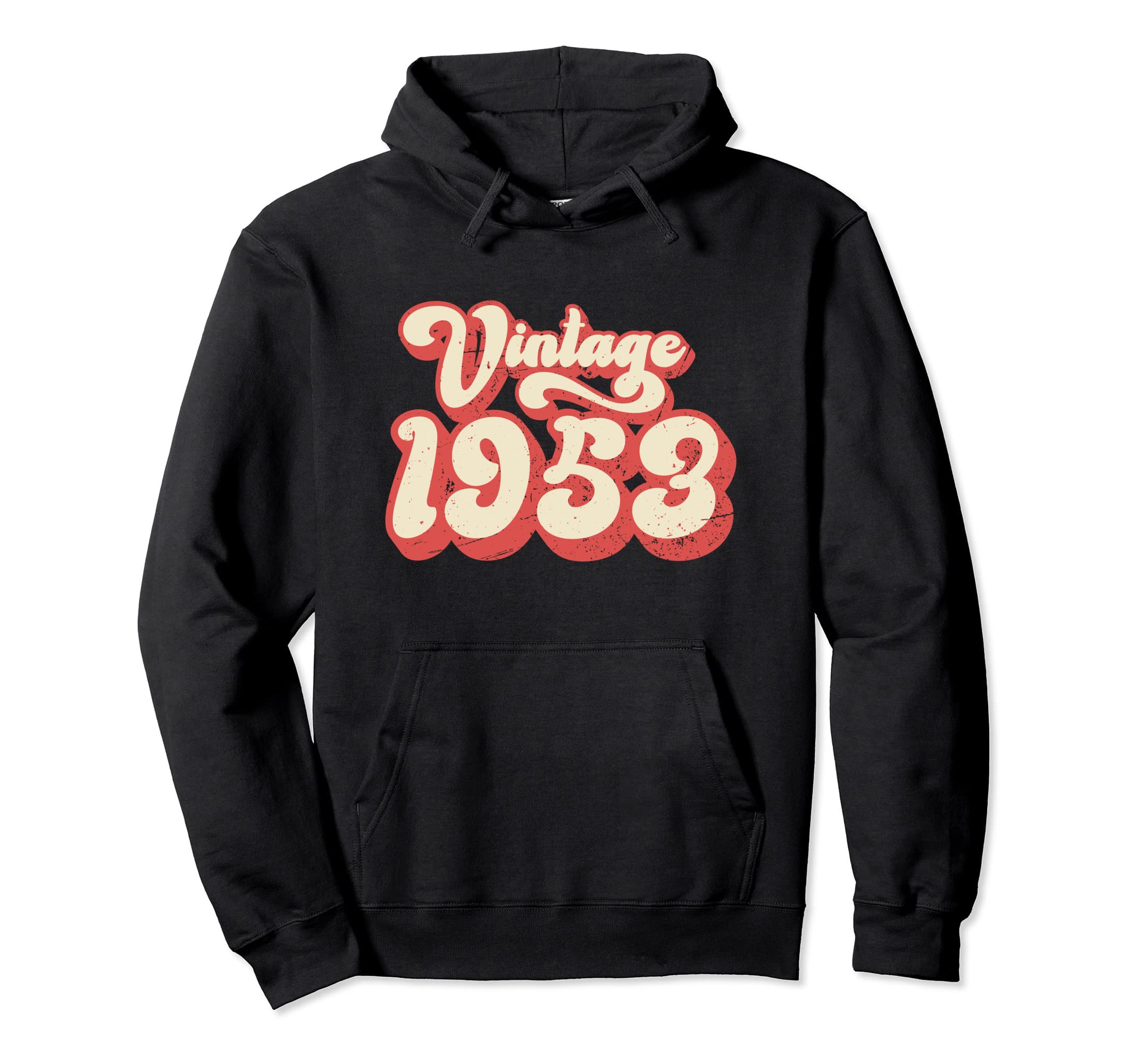 1953 Distressed Groovy Hoodie - Streetwear Style Men Women - T-Shirt, Sweatshirt, Hoodie