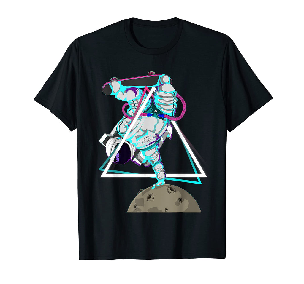 Moon Landing Synthwave Vaporwave T-Shirt - Unique Graphic for Adults - T-Shirt, Sweatshirt, Hoodie