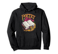 Poetry Distressed Typography Hoodie - Novelty Apparel for Adults - T-Shirt, Sweatshirt, Hoodie