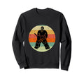 Hockey Goalie Sunset Distressed Grunge Sweatshirt - Unique Graphic Unisex - T-Shirt, Sweatshirt, Hoodie