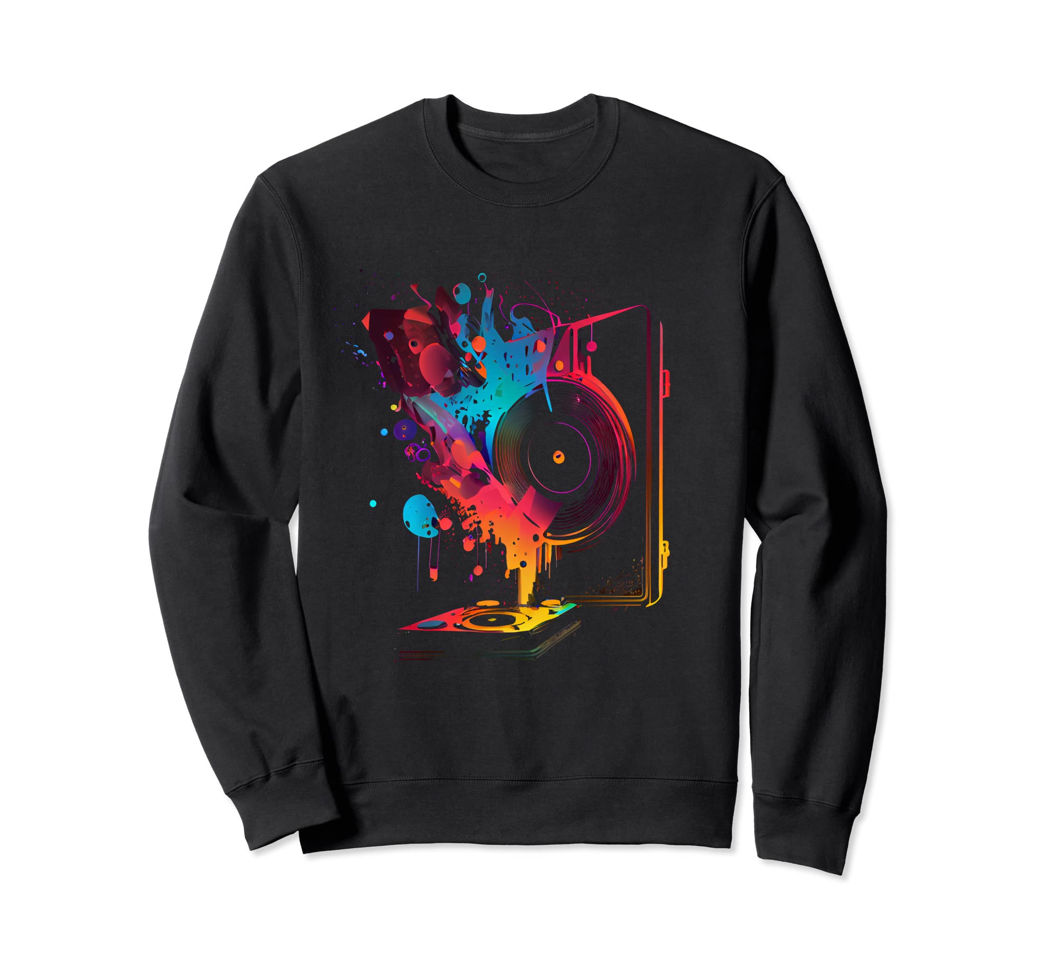 Vinyl Record 80S 90S Sweatshirt - Casual Everyday Wear Unisex - T-Shirt, Sweatshirt, Hoodie