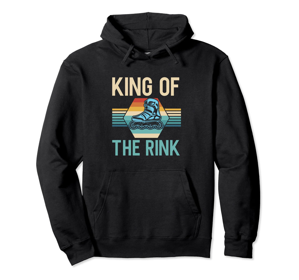 King Rink 70S 80S Roller Derby Player Hoodie - Streetwear Style Unisex - T-Shirt, Sweatshirt, Hoodie