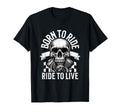 Funny Ride To Live Motorcycle Bike T-Shirt - Aesthetic Graphic Unisex - T-Shirt, Sweatshirt, Hoodie