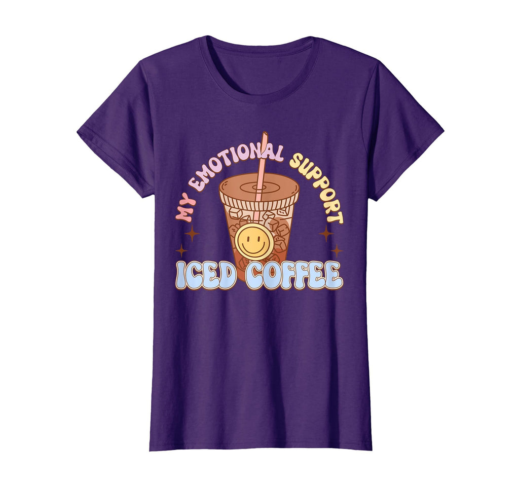 My Emotional Support Iced Coffee T-Shirt - Streetwear Style for Adults - T-Shirt, Sweatshirt, Hoodie