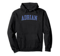 Adrian Mi Distressed Blue Varsity Hoodie - Graphic Print Men Women - T-Shirt, Sweatshirt, Hoodie