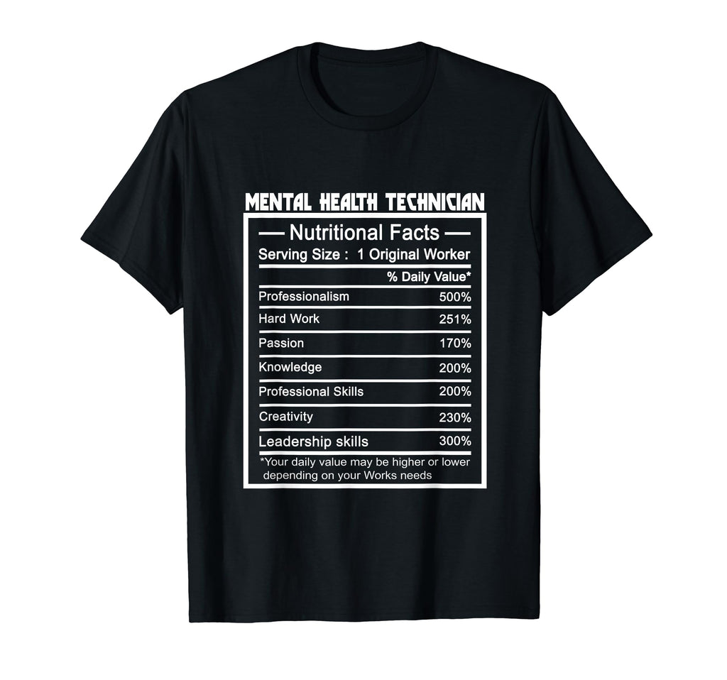 Funny Job Title Nutrition Facts T-Shirt - Custom Art Print for Adults - T-Shirt, Sweatshirt, Hoodie