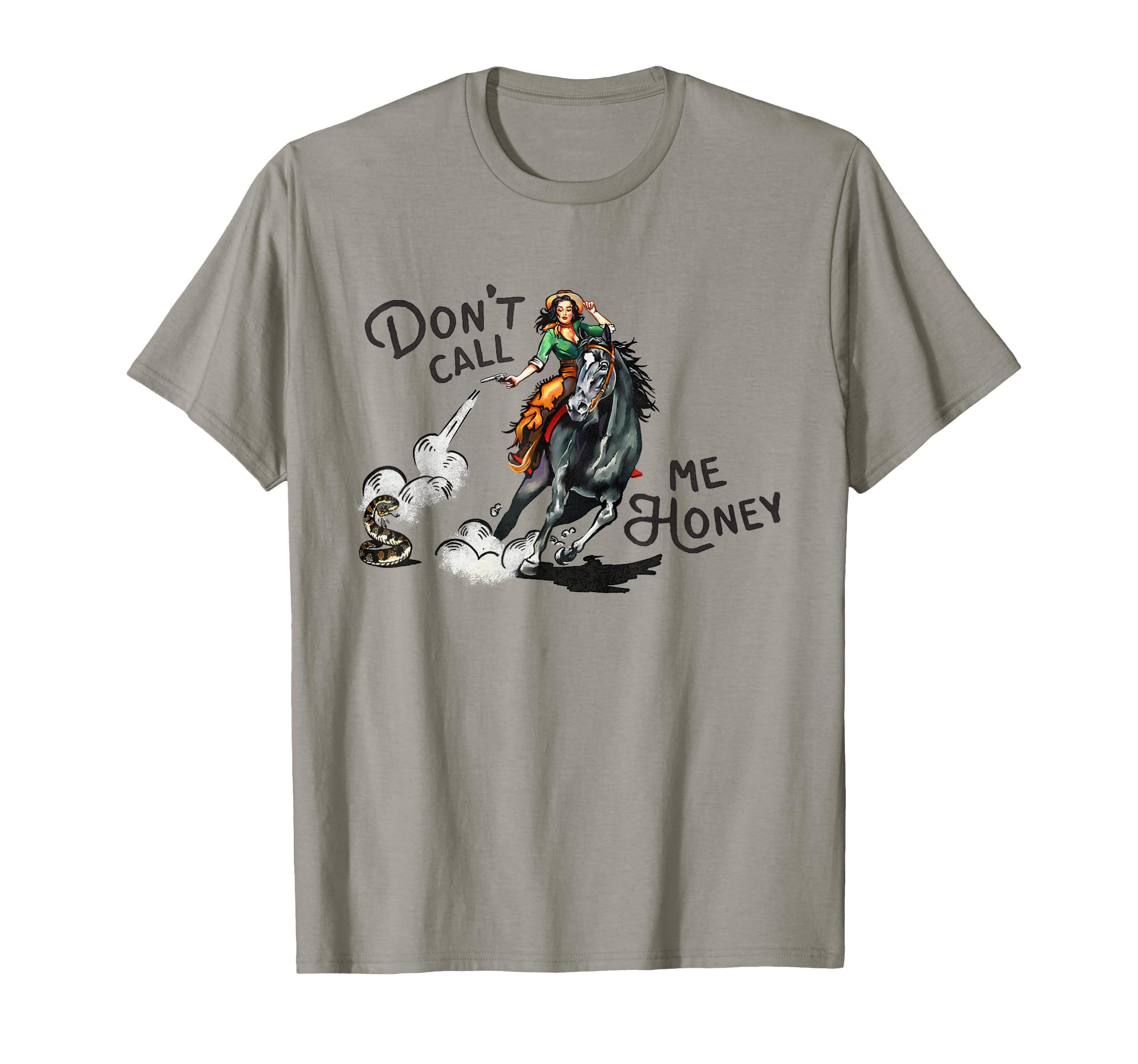 Wild West Pin Up Cowgirl Cowboy T-Shirt - Unique Graphic Men Women - T-Shirt, Sweatshirt, Hoodie