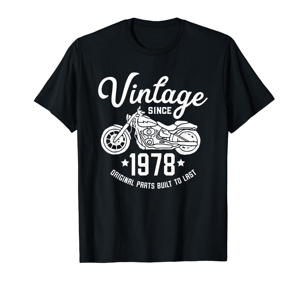 40Th Birthday Motorcycle 1978 Rider T-Shirt - Custom Art Print for Adults - T-Shirt, Sweatshirt, Hoodie