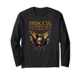 Antisocial Butterfly T-Shirt - Fun Novelty Design for Adults - T-Shirt, Sweatshirt, Hoodie