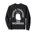 Penguin Overthinkers And Anxious Sweatshirt - Custom Art Print Men Women - T-Shirt, Sweatshirt, Hoodie