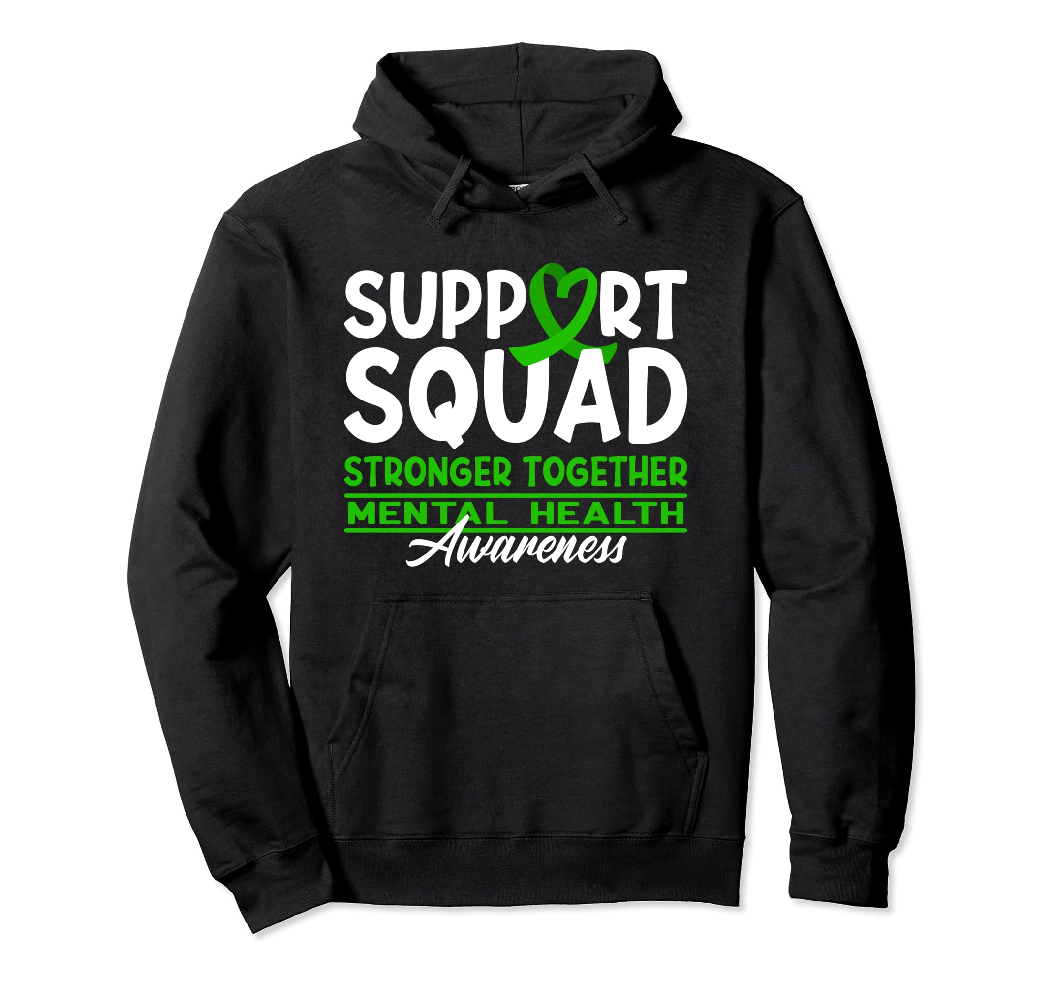Support Awareness Squad I Depression Hoodie - Fun Novelty Design Men Women - T-Shirt, Sweatshirt, Hoodie