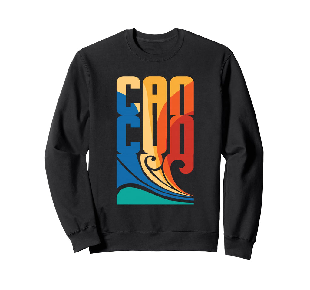 Cancun Waves Typography Mexico Sweatshirt - Streetwear Style Men Women - T-Shirt, Sweatshirt, Hoodie