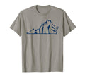 Hike Virginia Outdoor Hiking Typography T-Shirt - Custom Art Print Unisex - T-Shirt, Sweatshirt, Hoodie