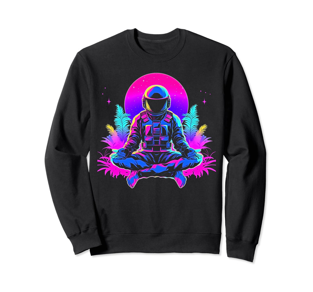 Synthwave Astronaut Cyberpunk 80S Sweatshirt - Novelty Apparel Men Women - T-Shirt, Sweatshirt, Hoodie