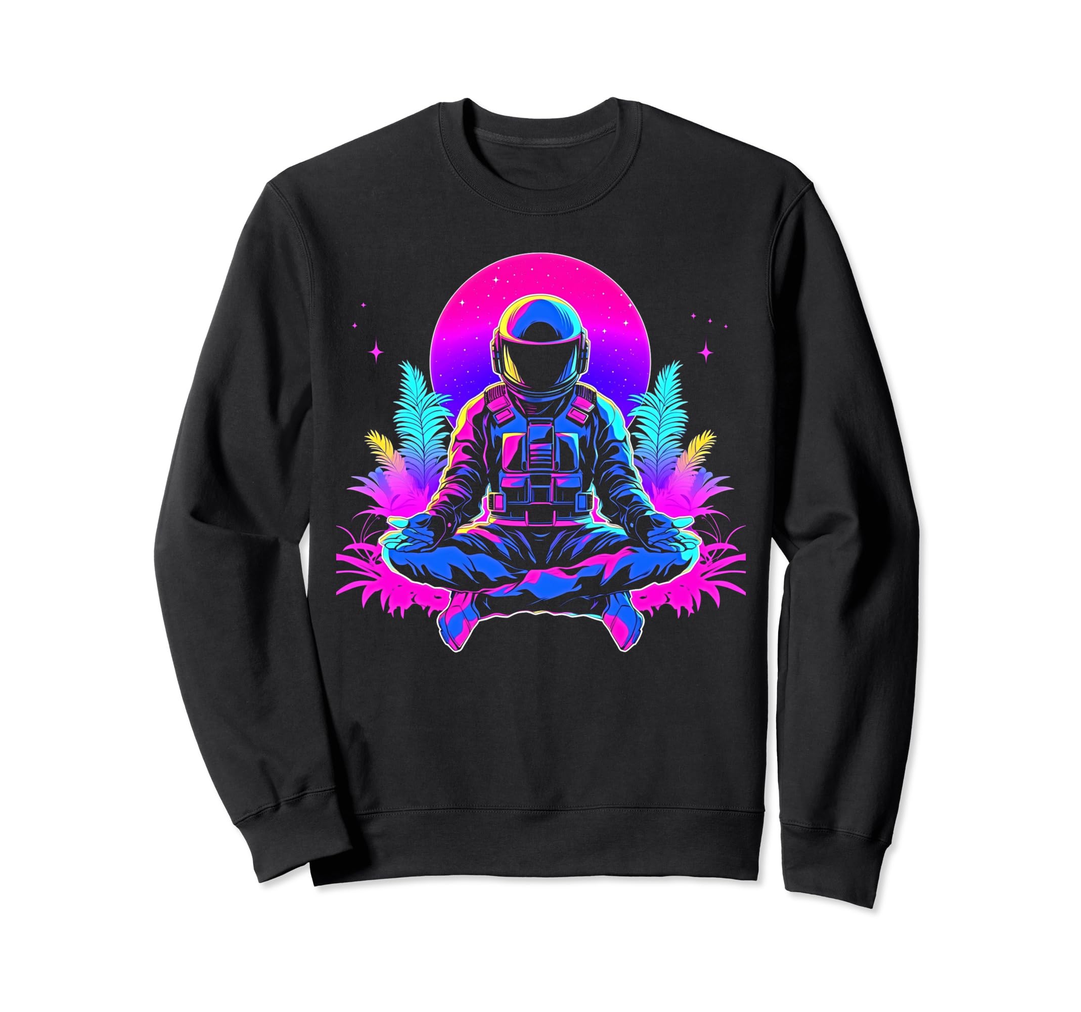 Synthwave Astronaut Cyberpunk 80S Sweatshirt - Novelty Apparel Men Women - T-Shirt, Sweatshirt, Hoodie
