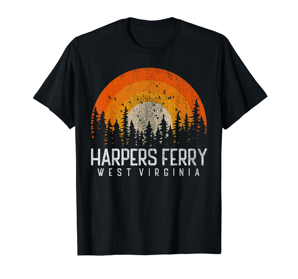 Harpers Ferry West Virginia Wv 70S 80S T-Shirt - Unique Graphic Unisex - T-Shirt, Sweatshirt, Hoodie