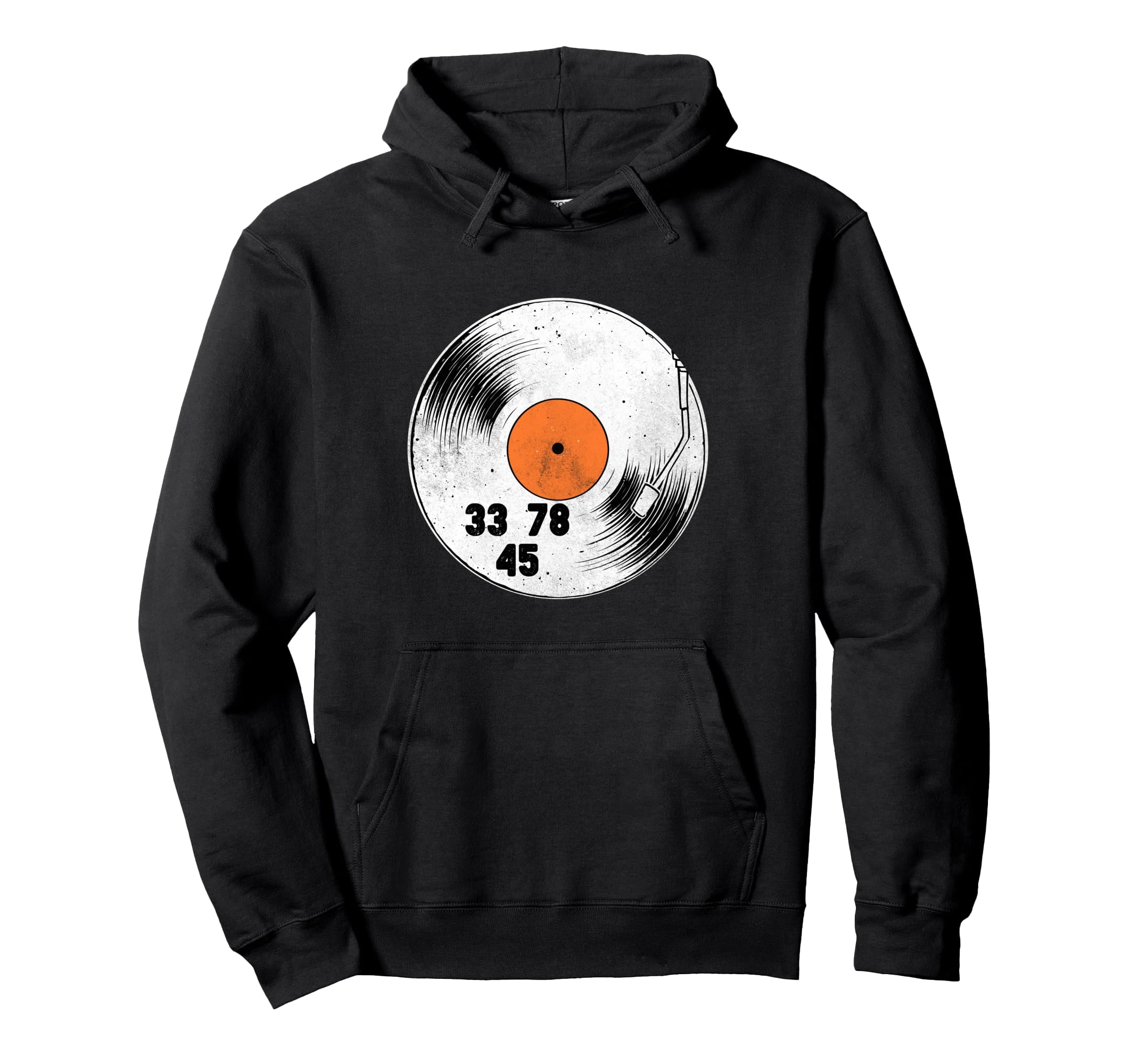 Vinyl Record Music Lp Player Turntable 33 Hoodie - Unique Graphic Unisex - T-Shirt, Sweatshirt, Hoodie