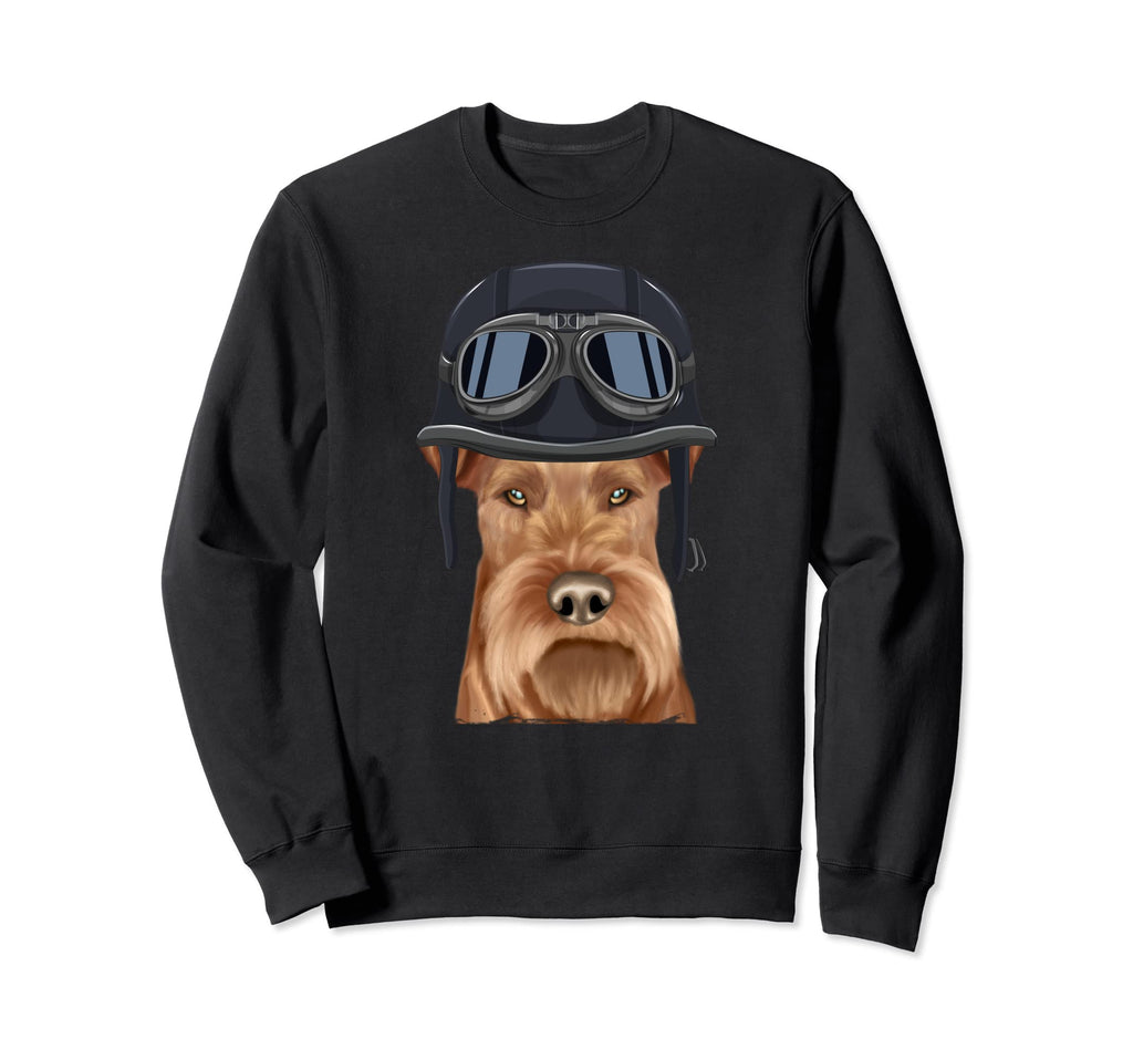 Funny Motorcycle Helmet Irish Sweatshirt - Trendy Graphic for Adults - T-Shirt, Sweatshirt, Hoodie