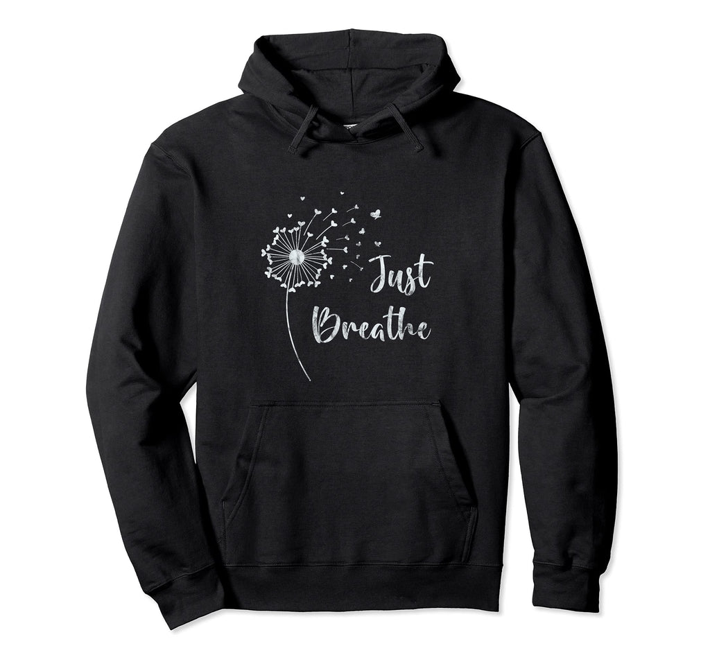 Just Breathe Dandelions Hoodie - Casual Everyday Wear for Adults - T-Shirt, Sweatshirt, Hoodie