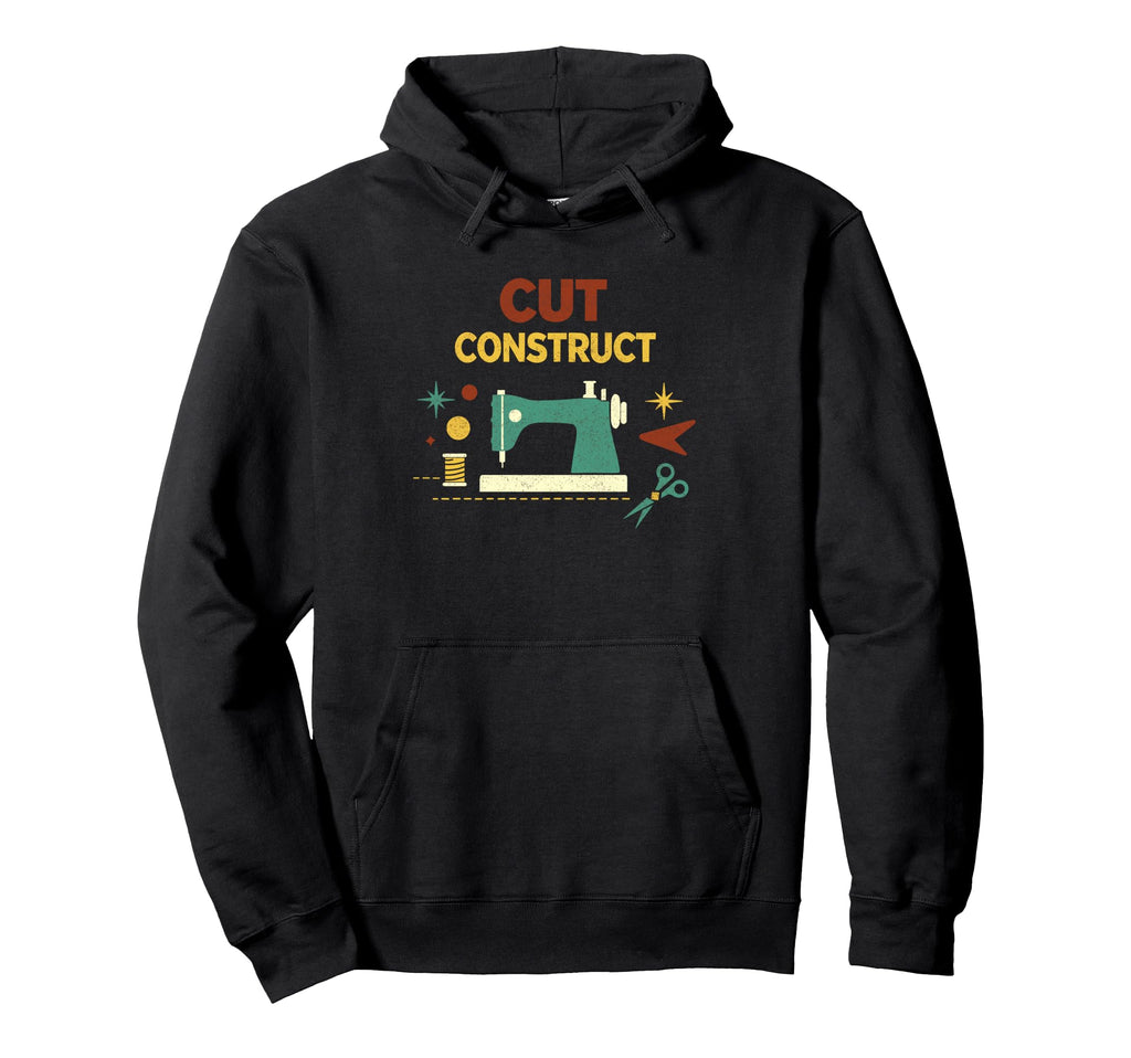 Cut Construct Sewing Maker Hoodie - Aesthetic Graphic Men Women - T-Shirt, Sweatshirt, Hoodie