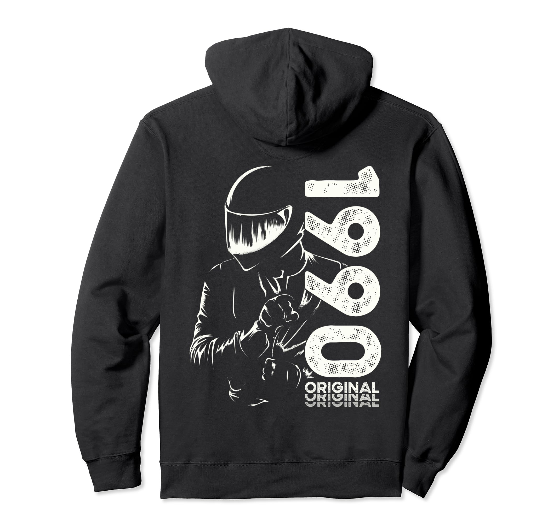 35Th Birthday Motorcycle Motorcyclist Hoodie - Minimalist Print for Adults - T-Shirt, Sweatshirt, Hoodie
