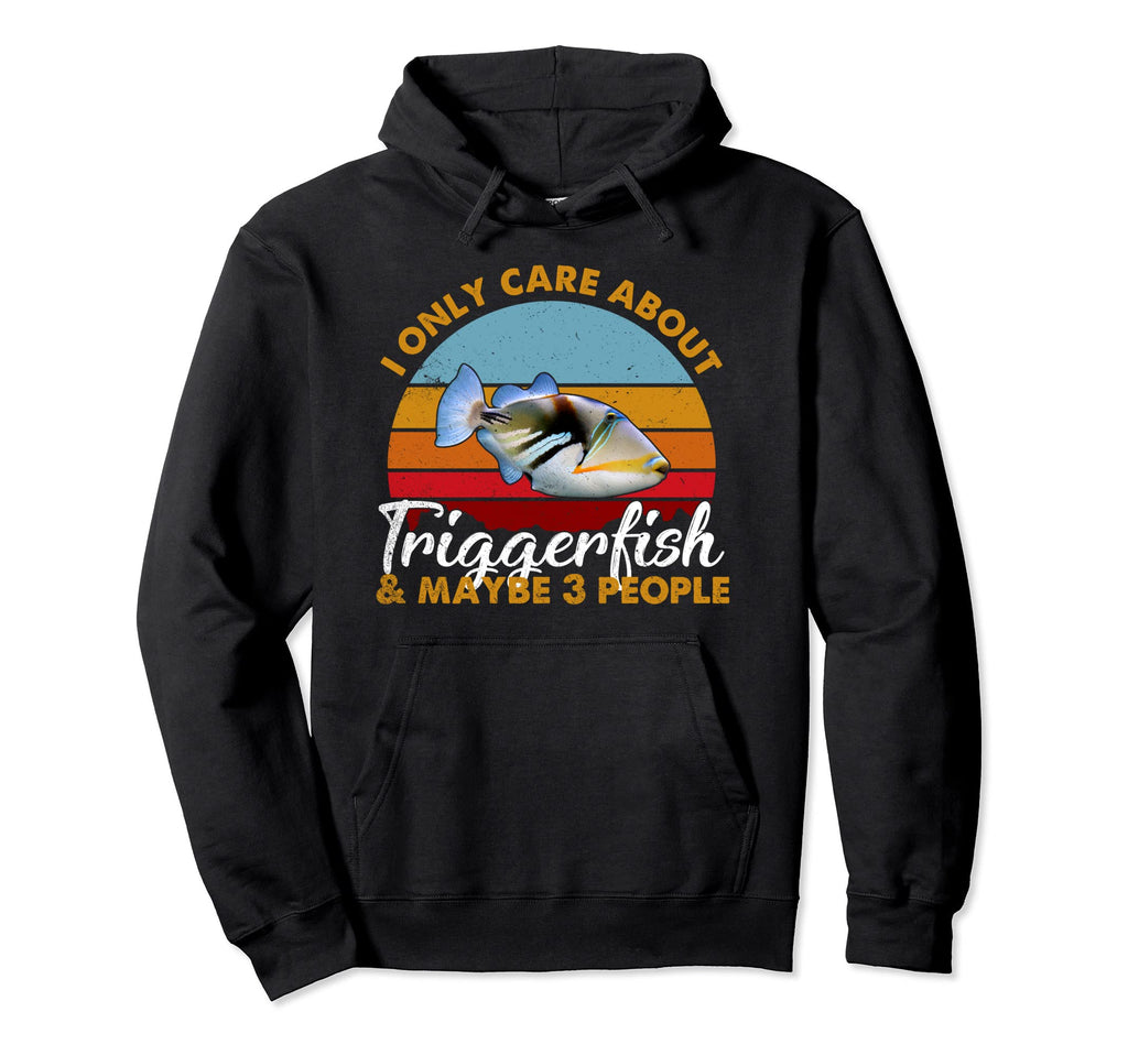 Sunset Triggerfish Hoodie - Casual Everyday Wear Men Women - T-Shirt, Sweatshirt, Hoodie