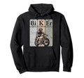 Biker Periodic Table Elements Motorcycle Hoodie - Unique Graphic Men Women - T-Shirt, Sweatshirt, Hoodie
