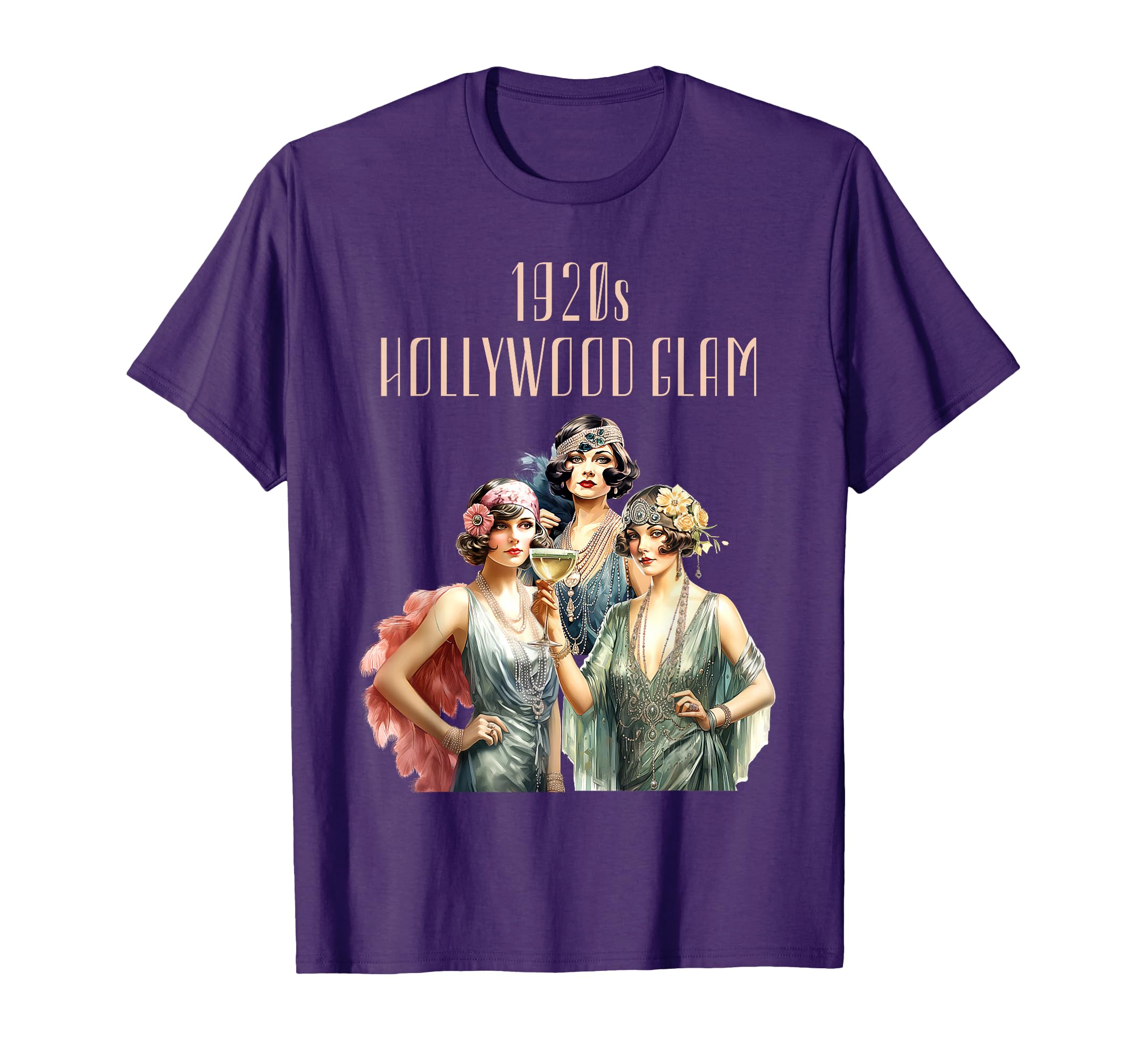 Hollywood Glam T-Shirt - Aesthetic Graphic Unisex - T-Shirt, Sweatshirt, Hoodie