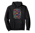 80S Synthwave Hoodie - Custom Art Print for Adults - T-Shirt, Sweatshirt, Hoodie